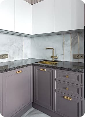 Фиолетовая кухня